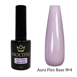 MOLTINI База бескислотная Aura Flex  № 4. 12 мл.